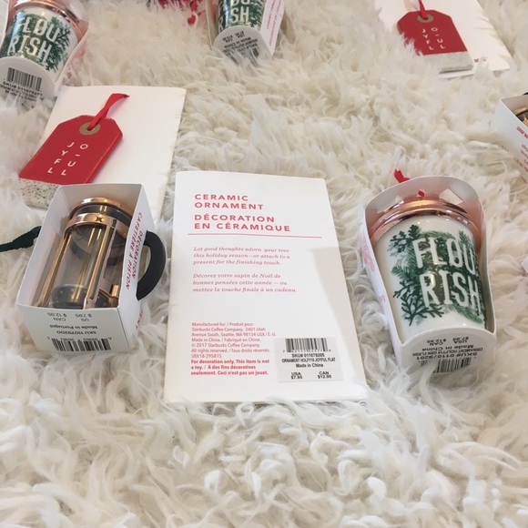 Free shipping!Starbucks Christmas Ornaments 12 pie - Picture 4 of 5